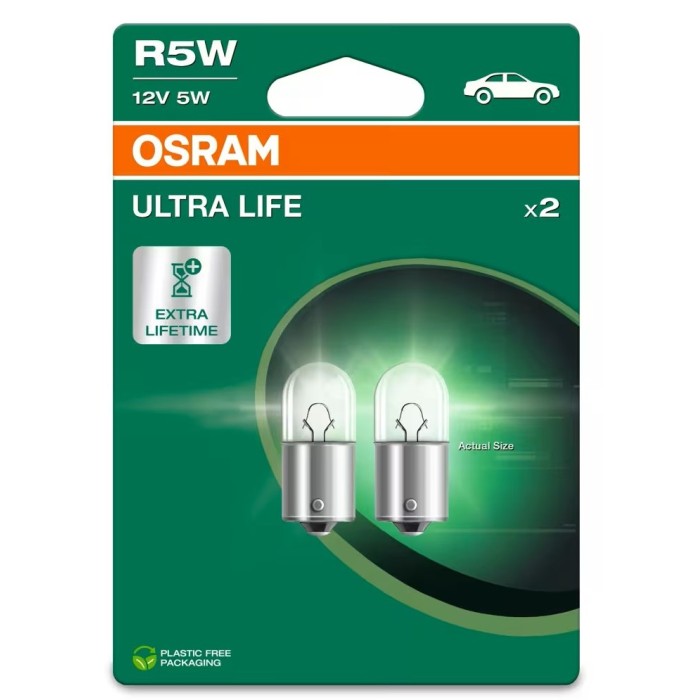 OSRAM Λαμπτήρας Αυτοκινήτου ULTRA LIFE R5W/5W/BA15s Λάμπες Αυτοκινήτου Onetrade OSRAM Λαμπτήρας Αυτοκινήτου ULTRA LIFE R5W/5W/BA15s Λάμπες Αυτοκινήτου Onetrade